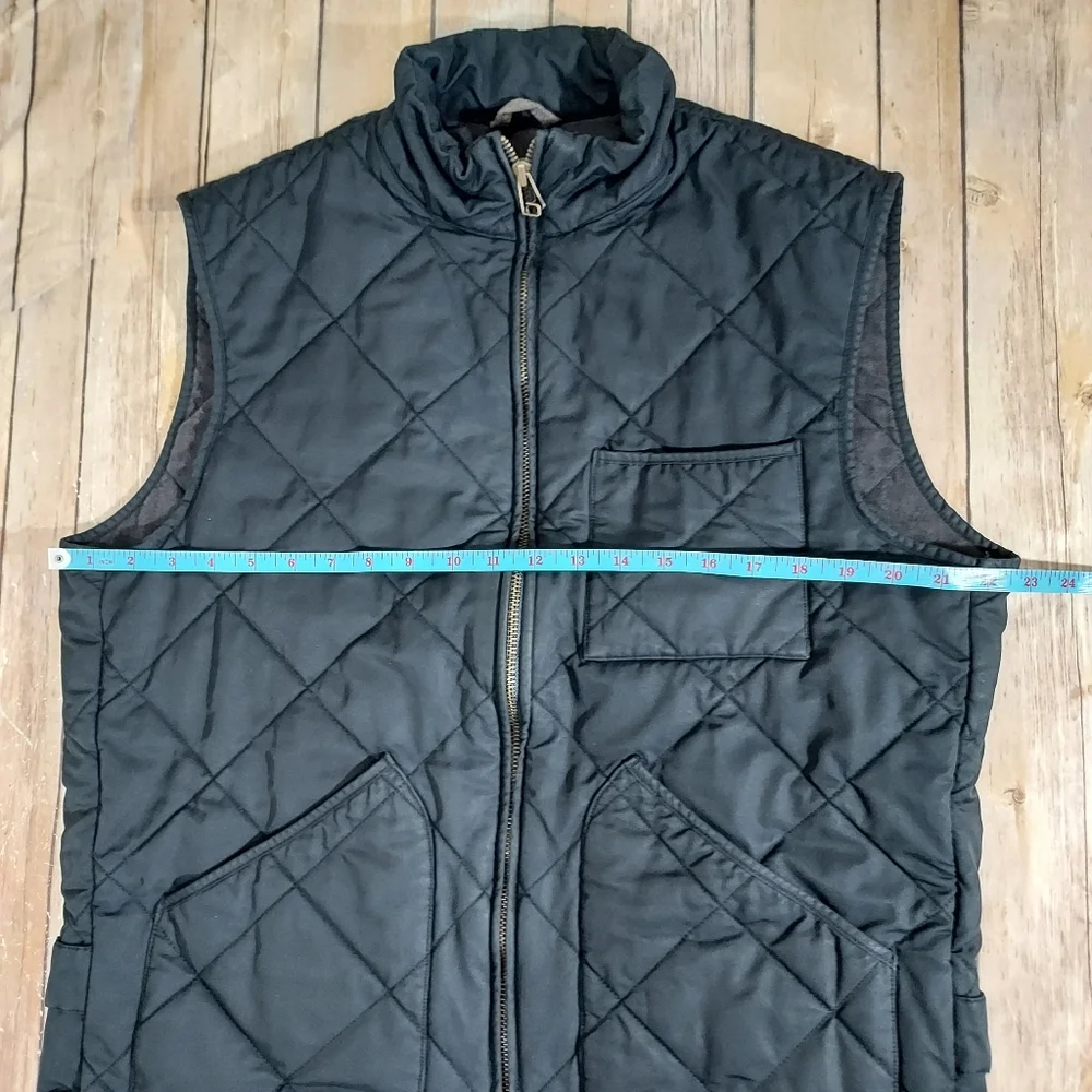 J. Crew Sussex navy quilted insulated vest L